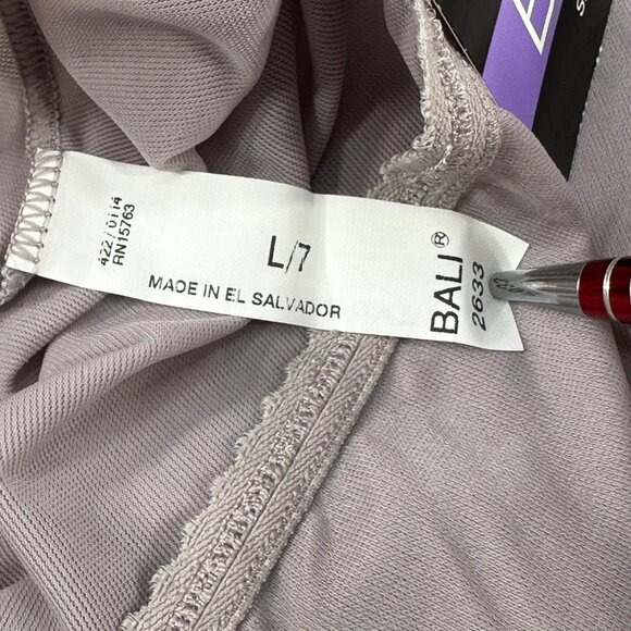 Bali Women's Size 7 Large Panty Brief Skimp Skamp Lavender New With Tags - Picture 3 of 9